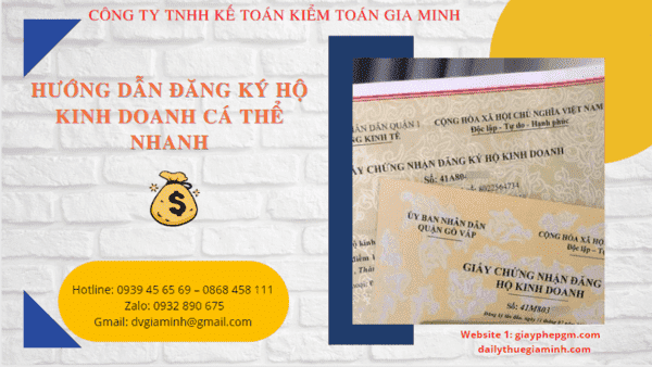 HƯỚNG DẪN ĐĂNG KÝ HỘ KINH DOANH CÁ THỂ NHANH TẠI HÀ TĨNH 6 Cách đăng ký hộ kinh doanh cá thể tại Hà Tĩnh