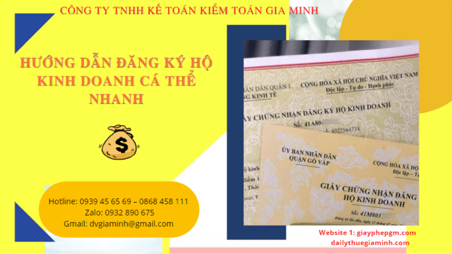 HƯỚNG DẪN ĐĂNG KÝ HỘ KINH DOANH CÁ THỂ NHANH TẠI HUẾ 6 Cách đăng ký hộ kinh doanh cá thể tại Huế
