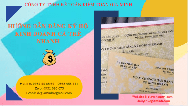 Hướng dẫn đăng ký hộ kinh doanh cá thể nhanh tại lào cai 6 Cách đăng ký hộ kinh doanh cá thể tại Lào Cai