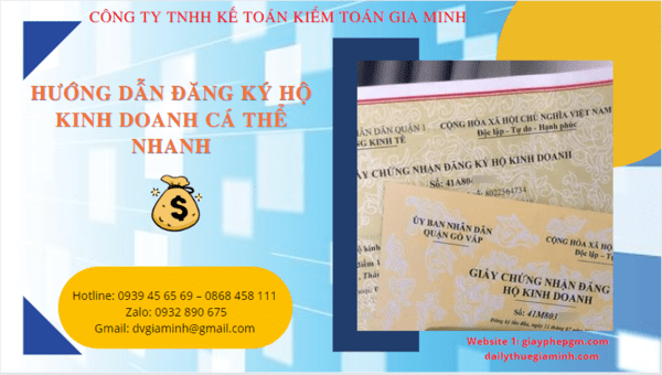 Cách đăng ký hộ kinh doanh cá thể tại Phú Thọ