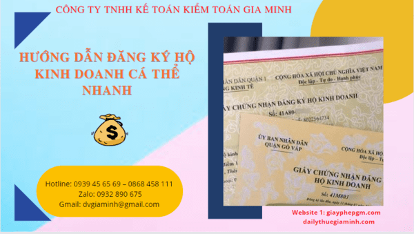 HƯỚNG DẪN ĐĂNG KÝ HỘ KINH DOANH CÁ THỂ NHANH TẠI QUẢNG NAM 6 Cách đăng ký hộ kinh doanh cá thể tại Quảng Nam
