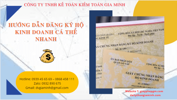 HƯỚNG DẪN ĐĂNG KÝ HỘ KINH DOANH CÁ THỂ NHANH TẠI THỪA THIÊN HUẾ 6 Cách đăng ký hộ kinh doanh cá thể tại Thừa Thiên Huế
