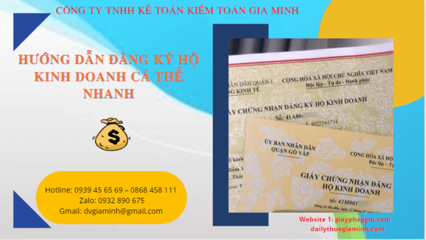 Cách đăng ký hộ kinh doanh cá thể tại Thành phố Phủ Lý