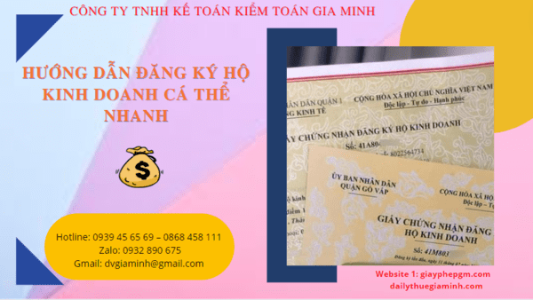 HƯỚNG DẪN ĐĂNG KÝ HỘ KINH DOANH CÁ THỂ NHANH TẠI TT HUẾ 6 Cách đăng ký hộ kinh doanh cá thể tại TT Huế