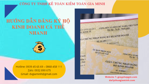 HƯỚNG DẪN ĐĂNG KÝ HỘ KINH DOANH CÁ THỂ NHANH TẠI TUYÊN QUANG 6 Cách đăng ký hộ kinh doanh cá thể tại Tuyên Quang