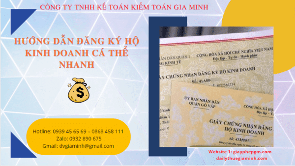 HƯỚNG DẪN ĐĂNG KÝ HỘ KINH DOANH CÁ THỂ NHANH TẠI VĨNH PHÚC 6 Cách đăng ký hộ kinh doanh cá thể tại Vĩnh Phúc
