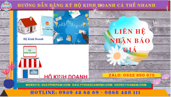 Chi phí dịch vụ đăng ký hộ kinh doanh tại Bến Tre
