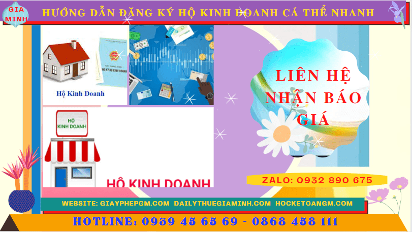 Hướng dẫn đăng ký hộ kinh doanh cá thể nhanh tại Cần Thơ 5 Chi phí dịch vụ đăng ký hộ kinh doanh tại Cần Thơ