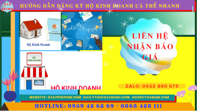 Chi phí dịch vụ đăng ký hộ kinh doanh tại Điện Biên
