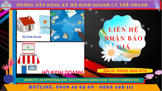 HƯỚNG DẪN ĐĂNG KÝ HỘ KINH DOANH CÁ THỂ NHANH TẠI HẢI DƯƠNG 5 Chi phí dịch vụ đăng ký hộ kinh doanh tại Hải Dương
