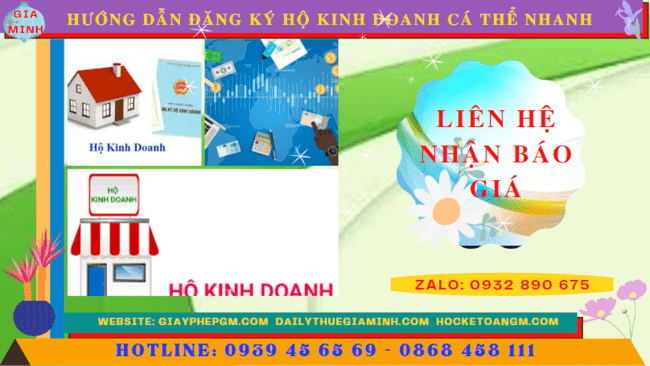 HƯỚNG DẪN ĐĂNG KÝ HỘ KINH DOANH CÁ THỂ NHANH TẠI LẠNG SƠN 5 Chi phí dịch vụ đăng ký hộ kinh doanh tại Lạng Sơn