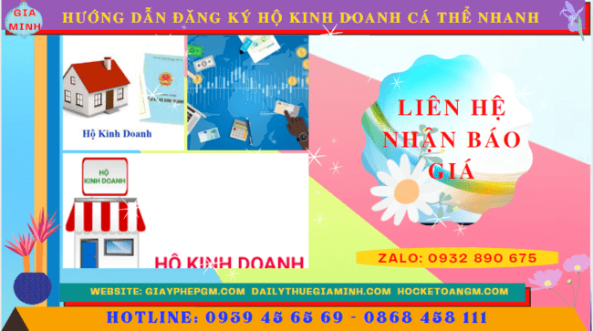 Chi phí dịch vụ đăng ký hộ kinh doanh tại Nghệ An