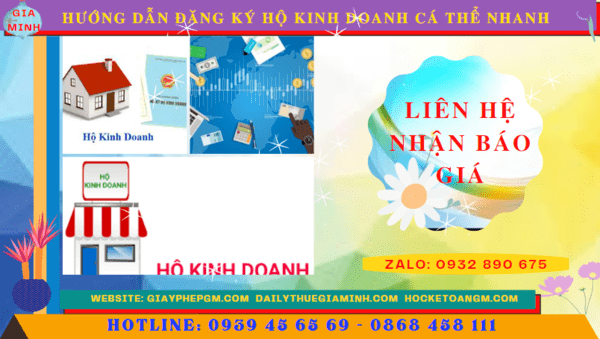 HƯỚNG DẪN ĐĂNG KÝ HỘ KINH DOANH CÁ THỂ NHANH TẠI TÂY NINH 5 Chi phí dịch vụ đăng ký hộ kinh doanh tại Tây Ninh