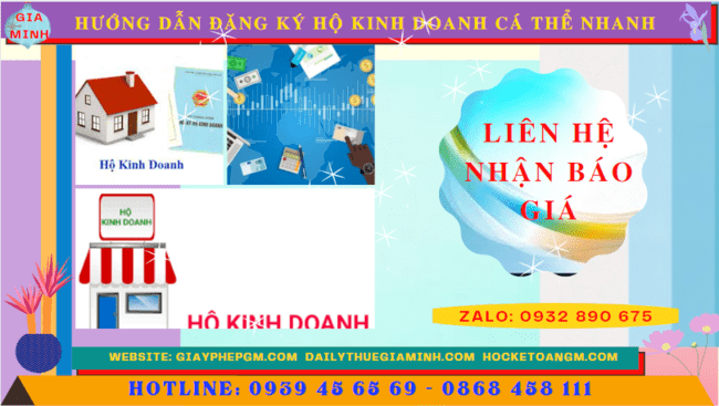 HƯỚNG DẪN ĐĂNG KÝ HỘ KINH DOANH CÁ THỂ NHANH TẠI THÀNH PHỐ HỒ CHÍ MINH 5 Chi phí dịch vụ đăng ký hộ kinh doanh tại Thành Phố Hồ Chí Minh