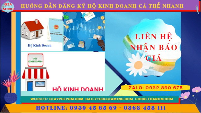 Chi phí dịch vụ đăng ký hộ kinh doanh tại Thành Phố Hưng Yên