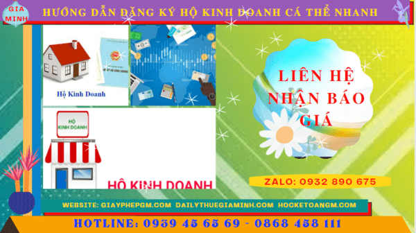 Hướng dẫn đăng ký hộ kinh doanh cá thể nhanh tại Quận Ninh Kiều 5 Chi phí dịch vụ đăng ký hộ kinh doanh tại Quận Ninh Kiều