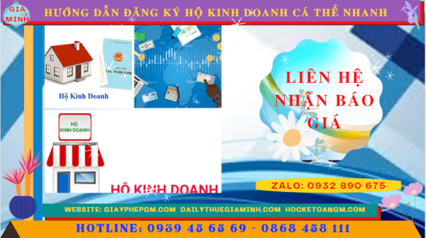 Chi phí dịch vụ đăng ký hộ kinh doanh tại TP Hải Phòng