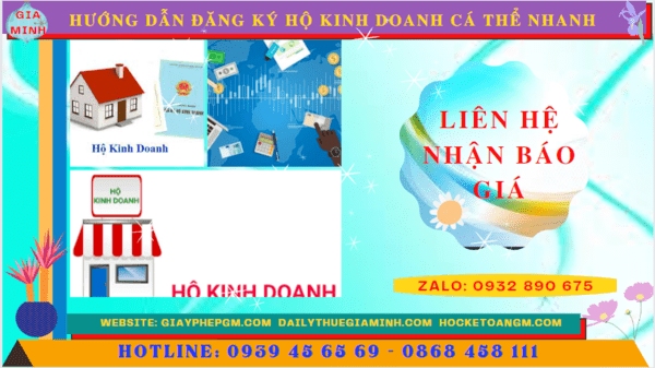 Chi phí dịch vụ đăng ký hộ kinh doanh tại TP Hưng Yên