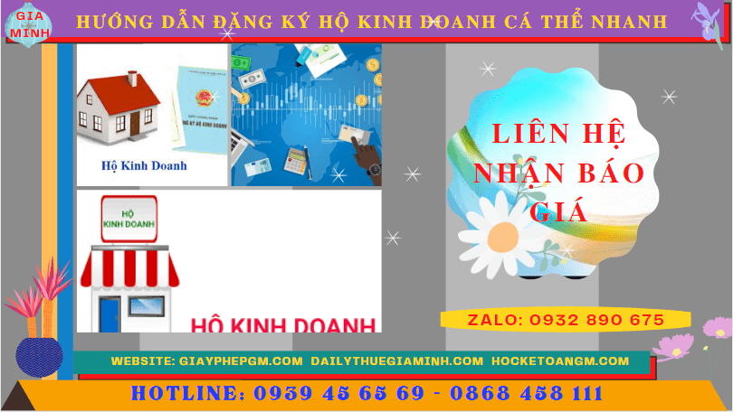 HƯỚNG DẪN ĐĂNG KÝ HỘ KINH DOANH CÁ THỂ NHANH TẠI TUYÊN QUANG 5 Chi phí dịch vụ đăng ký hộ kinh doanh tại Tuyên Quang