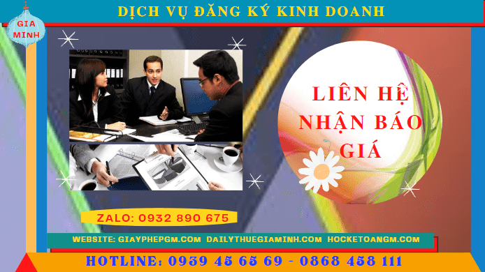 Chi phí dịch vụ đăng ký kinh doanh tại Bà Rịa Vũng Tàu