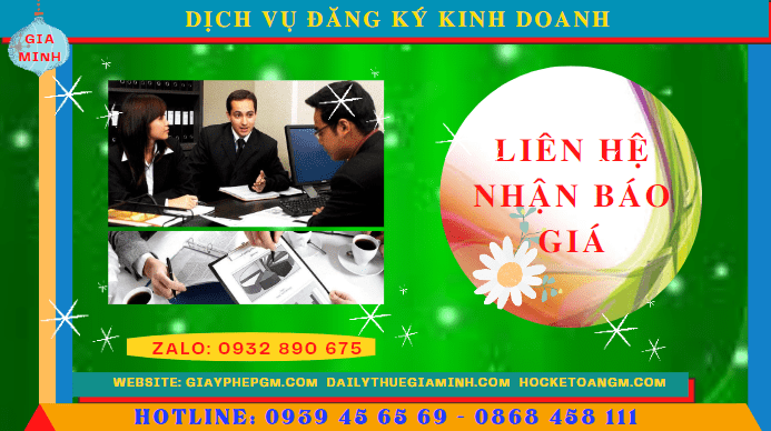 Chi phí dịch vụ đăng ký kinh doanh tại Bến Tre