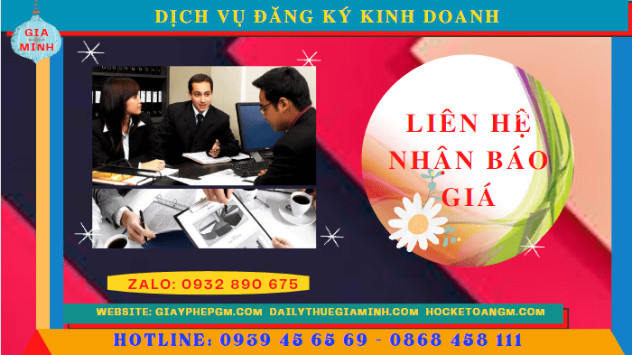 Chi phí dịch vụ đăng ký kinh doanh tại Bình Phước
