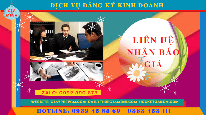 Chi phí dịch vụ đăng ký kinh doanh tại Gia Lai