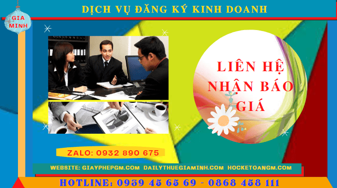 Dịch vụ đăng ký kinh doanh tại Hà Nam 5 Chi phí dịch vụ đăng ký kinh doanh tại Hà Nam