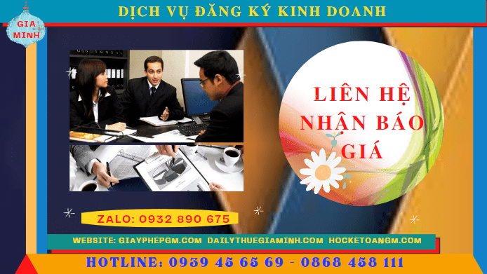 Chi phí dịch vụ đăng ký kinh doanh tại Nghệ An