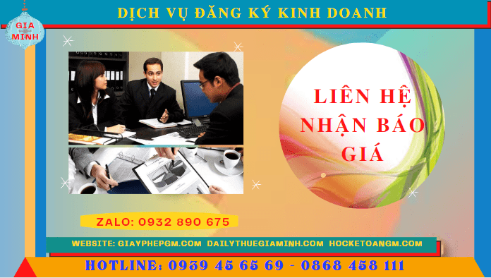 Chi phí dịch vụ đăng ký kinh doanh tại Thái Bình