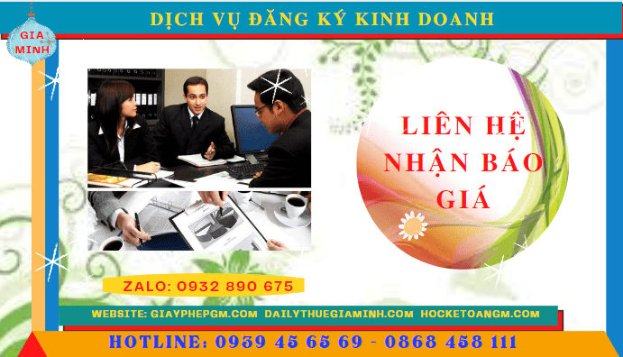Chi phí dịch vụ đăng ký kinh doanh tại Thành Phố Hồ Chí Minh