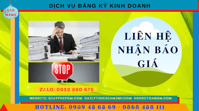 Chi phí dịch vụ đăng ký kinh doanh tại Quận Thanh Khê