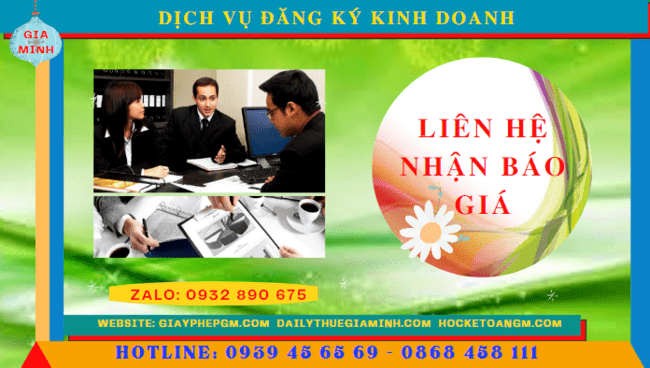 Chi phí dịch vụ đăng ký kinh doanh tại TP Hải Phòng