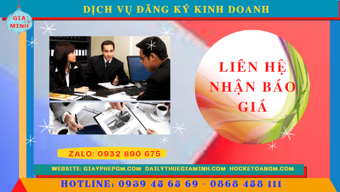 DỊCH VỤ ĐĂNG KÝ KINH DOANH TẠI TRÀ VINH 6 Chi phí dịch vụ đăng ký kinh doanh tại Trà Vinh