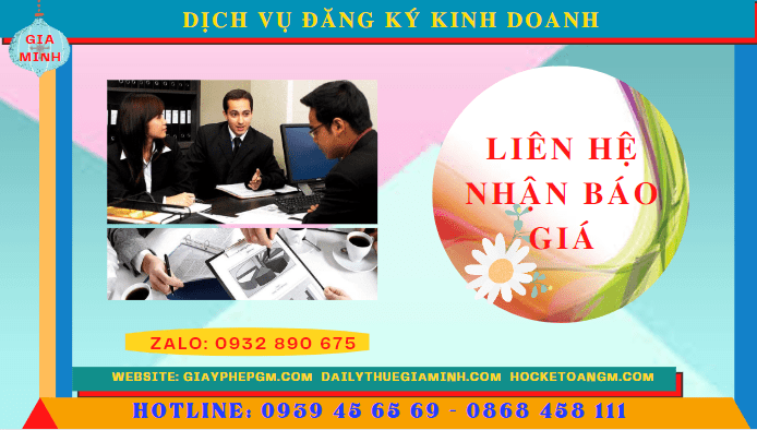 Dịch vụ đăng ký kinh doanh tại tuyên quang 5 Chi phí dịch vụ đăng ký kinh doanh tại Tuyên Quang