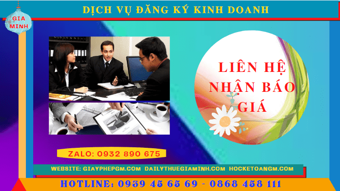 Chi phí dịch vụ đăng ký kinh doanh tại Vĩnh Long