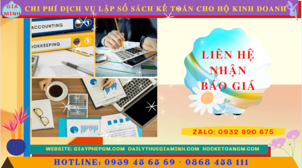 Chi phí dịch vụ kê khai kế toán thuế cho hộ kinh doanh tại Hòa Bình