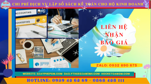 Chi phí dịch vụ kê khai kế toán thuế cho hộ kinh doanh tại Sóc Trăng