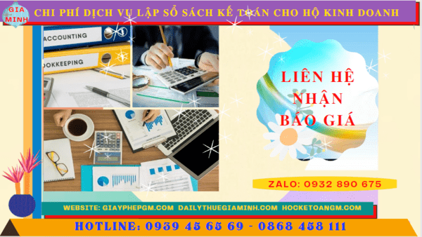 Chi phí dịch vụ kê khai kế toán thuế cho hộ kinh doanh tại Thành Phố Hồ Chí Minh