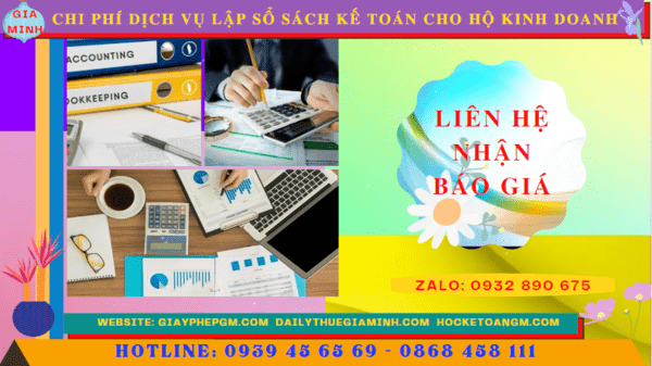 Chi phí dịch vụ kê khai kế toán thuế cho hộ kinh doanh tại Tuyên Quang