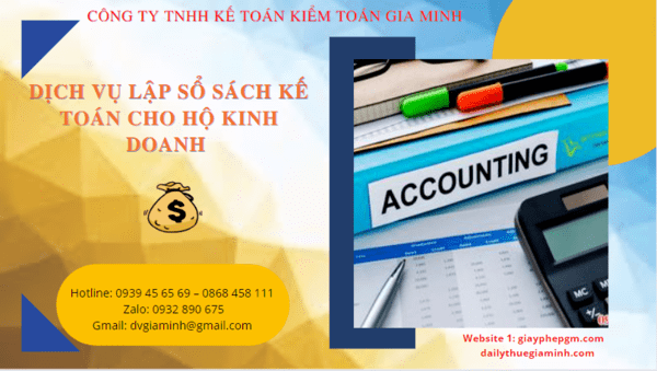 Dịch vụ kê khai kế toán thuế trọn gói cho hộ kinh doanh tại Bình Dương