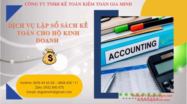 Dịch vụ kê khai kế toán thuế trọn gói cho hộ kinh doanh tại Nghệ An