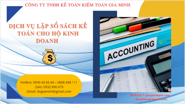 Dịch vụ lập sổ sách kế toán cho hộ kinh doanh tại Thanh Hóa - dịch vụ nhanh chóng và uy tín 8 Dịch vụ kê khai kế toán thuế trọn gói cho hộ kinh doanh tại Thanh Hóa