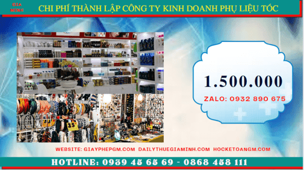 Thành lập công ty kinh doanh phụ liệu tóc tại Phú Quốc 5 Chi phí thành lập doanh nghiệp kinh doanh phụ liệu tóc uy tín tại Phú Quốc
