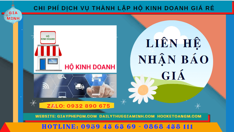 DỊCH VỤ THÀNH LẬP HỘ KINH DOANH GIÁ RẺ TẠI BẠC LIÊU 5 Chi phí thành lập hộ kinh doanh giá rẻ tại Bạc Liêu