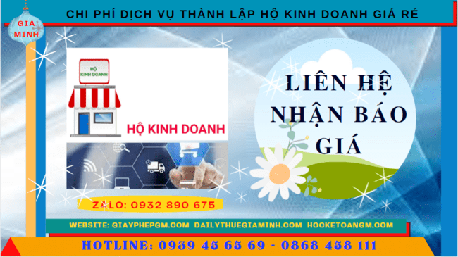 Dịch vụ thành lập hộ kinh doanh giá rẻ tại bình dương 5 Chi phí thành lập hộ kinh doanh giá rẻ tại Bình Dương