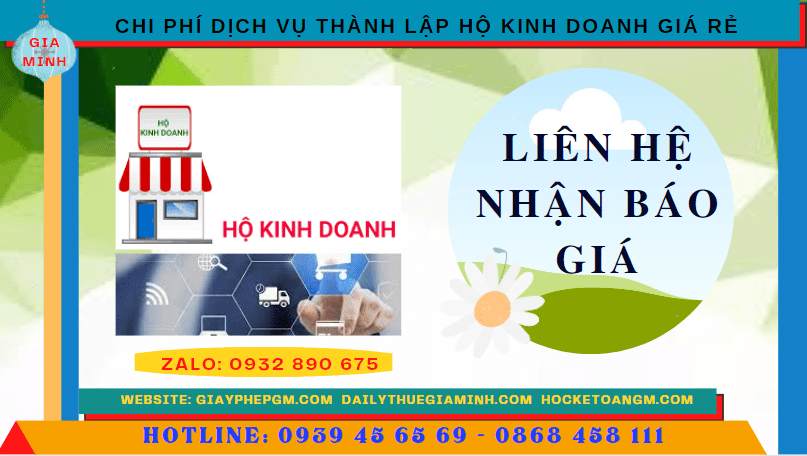 DỊCH VỤ THÀNH LẬP HỘ KINH DOANH GIÁ RẺ TẠI BÌNH THUẬN 5 Chi phí thành lập hộ kinh doanh giá rẻ tại Bình Thuận