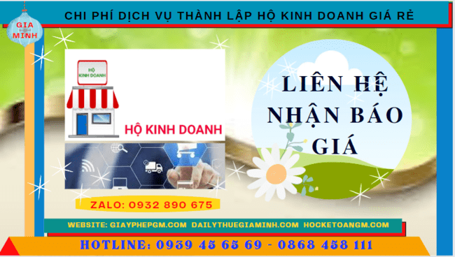 Dịch vụ thành lập hộ kinh doanh giá rẻ tại đắk lắk 5 Chi phí thành lập hộ kinh doanh giá rẻ tại Đắk Lắk