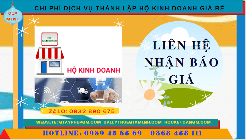 Dịch vụ thành lập hộ kinh doanh giá rẻ tại đắk nông 5 Chi phí thành lập hộ kinh doanh giá rẻ tại Đắk Nông