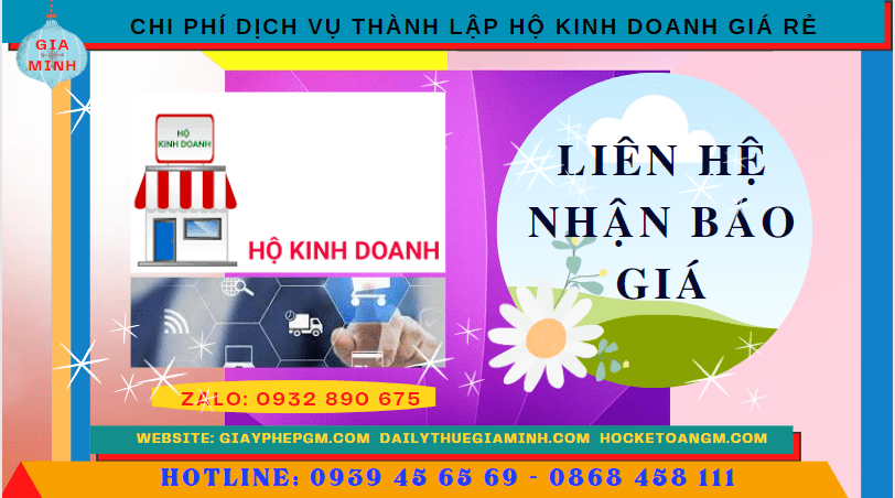 DỊCH VỤ THÀNH LẬP HỘ KINH DOANH GIÁ RẺ TẠI ĐIỆN BIÊN 5 Chi phí thành lập hộ kinh doanh giá rẻ tại Điện Biên